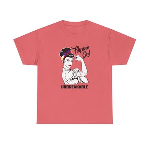 Filipina Girl Unbreakable Rosie The Riveter Shirt Filipina Girl Unbreakable Rosie The Riveter Shirt