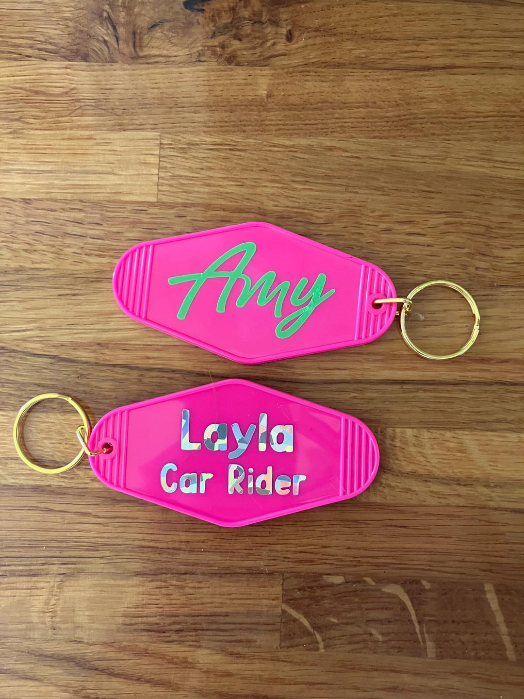 Personalized School Dismissal Tag: UV Resin Sealed Car Rider/bus Rider ...