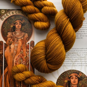 DIVINE| Ready to Ship| Hand Dyed Yarn| Semi-Solid Yarn|