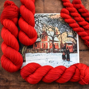 DOWNTOWN VICTORIAN| The Tapestry of Trees February Colorway| Ready to Ship| Hand Dyed Yarn| Semi-Solid Yarn|
