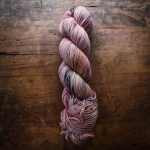 MIDWINTER SKY Trial| Serendipity Skein| Hand Dyed Yarn| Variegated Speckled Yarn| Classic DK