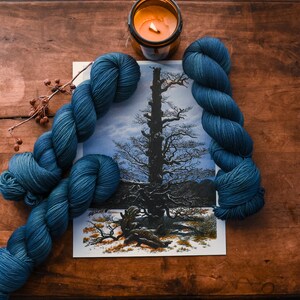 WELKIN| Tapestry of Trees January Colorway| Ready to Ship| Hand Dyed Yarn| Semi-Solid Yarn|