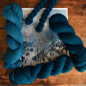 ATMOSPHERE| The Tapestry of Trees APRIL Colorway| Ready to Ship| Hand Dyed Yarn| Semi-Solid Yarn|