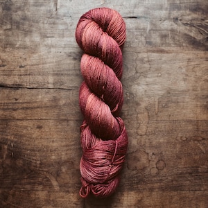 VISION| Serendipity Skein| Ready to Ship| Hand Dyed Yarn| Semi-Solid Yarn| Discontinued Base
