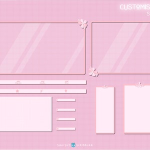 Sakura Stream Package Overlays Screens Alerts Pink - Etsy