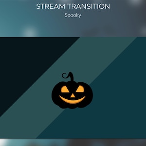 Spooky Stinger Transition | Halloween | Spooky | Jack O Lantern | Stream Transition | Twitch | OBS | Ready to use | Simple | Clean