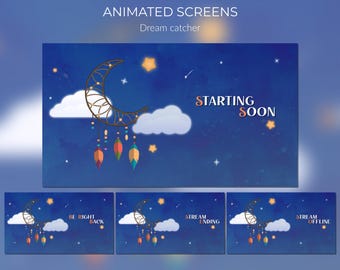 Schermate di streaming animate di Dream Catcher: comoda sovrapposizione di Twitch