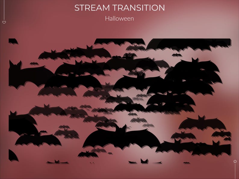 Animated Bat Stream Transition: Halloween Twitch Stinger (WEBM) - Etsy
