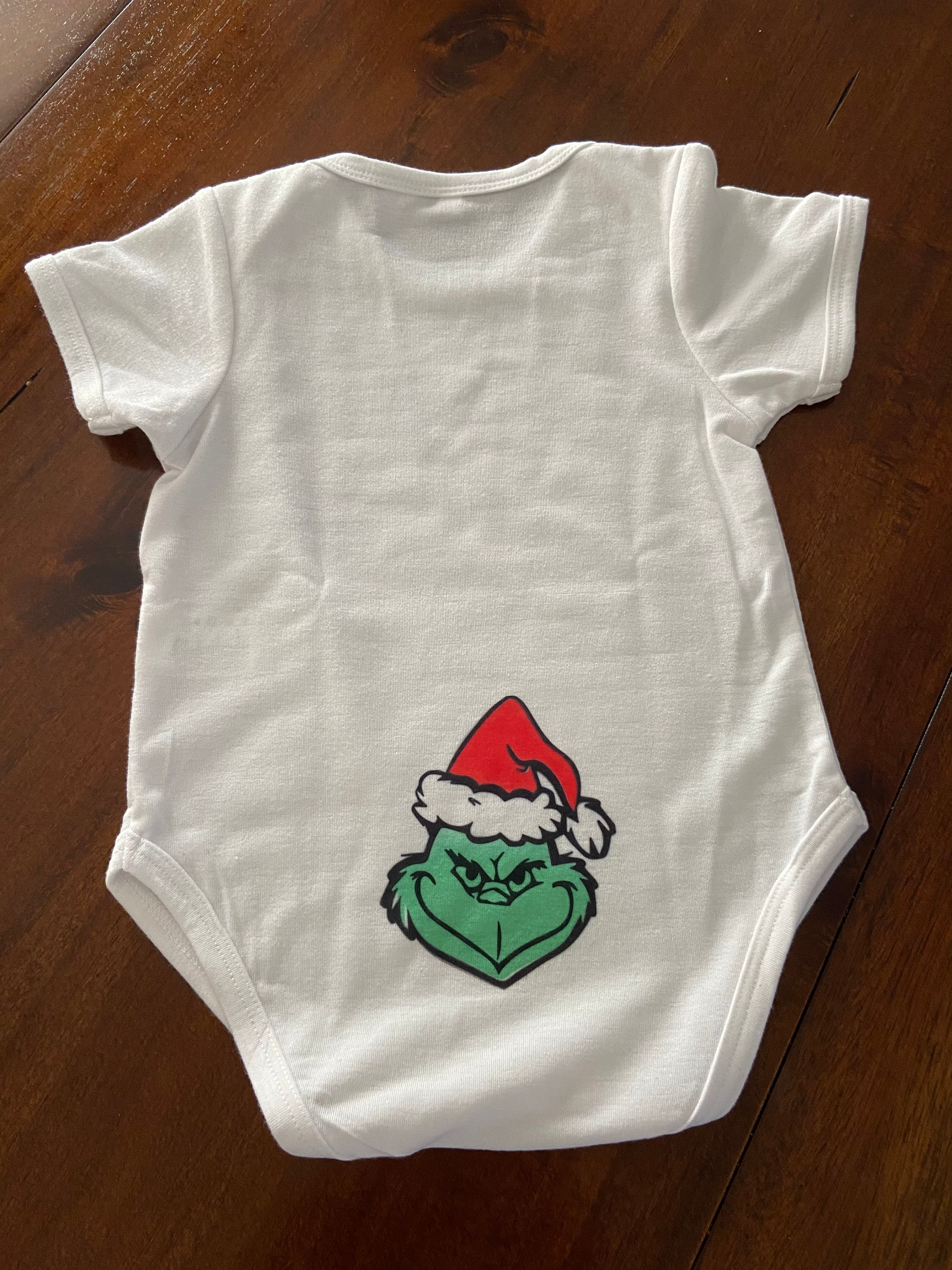 Grinch Baby Onesie Etsy