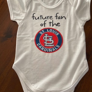 Cardinals baby onesie