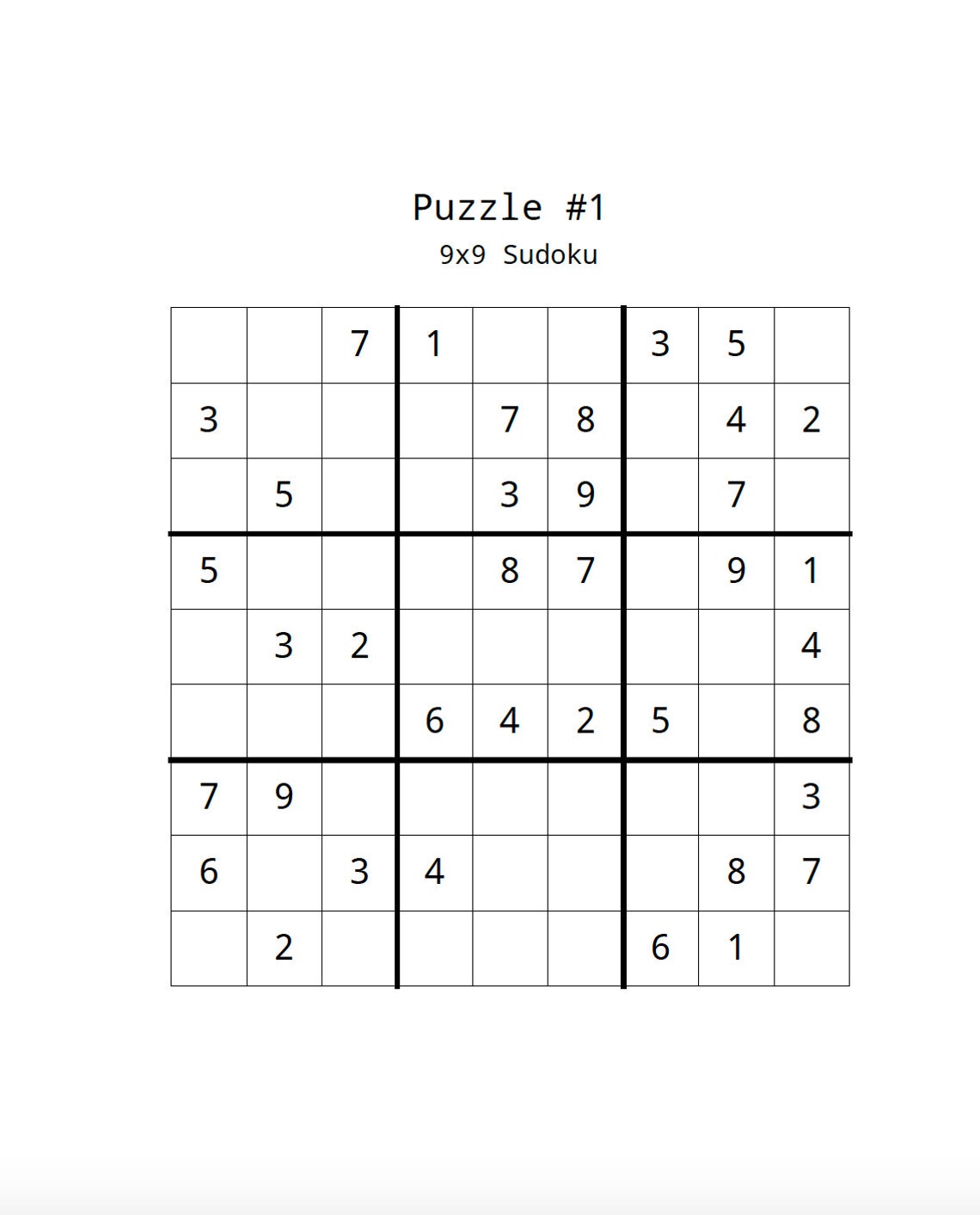 Sudoku Puzzles Volume 2 Japanese Games Kids Children Etsy