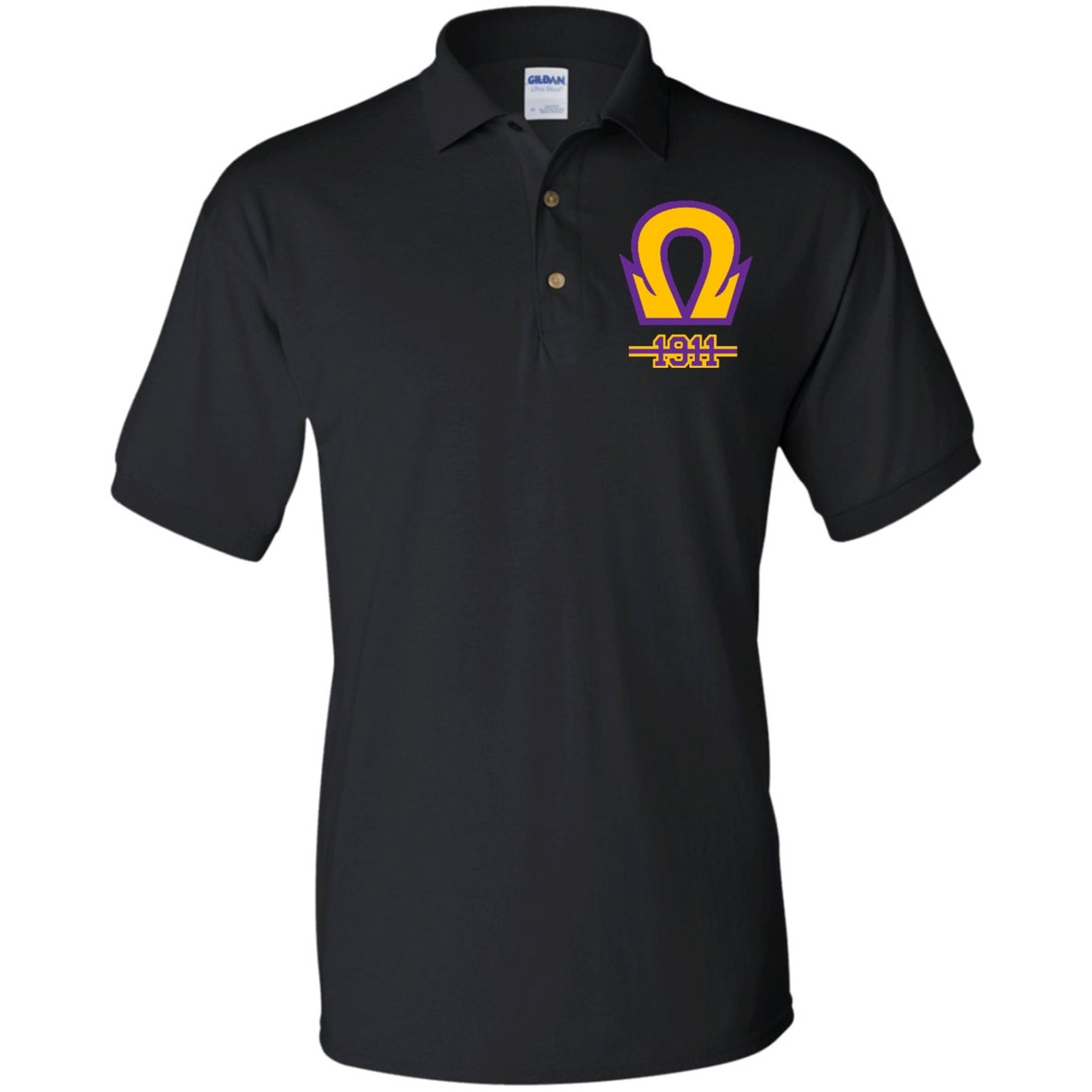 Omega Psi Phi Jersey Polo Shirt | Etsy