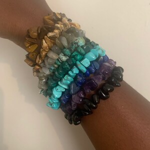 Crystal Chip Bracelets