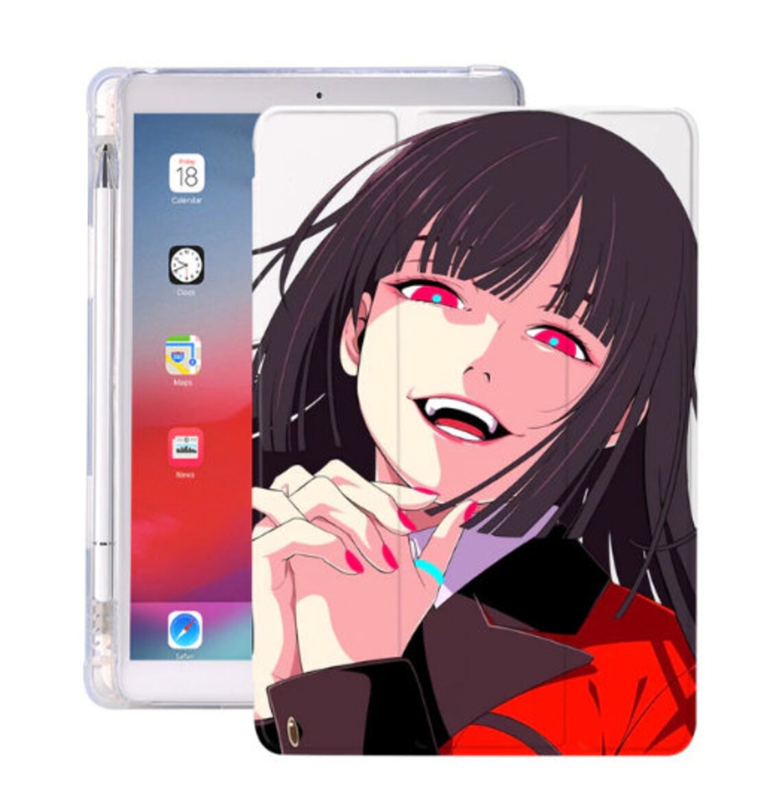 Anime iPad Case Anime Girl iPad Cover Cute Cartoon iPad Etsy