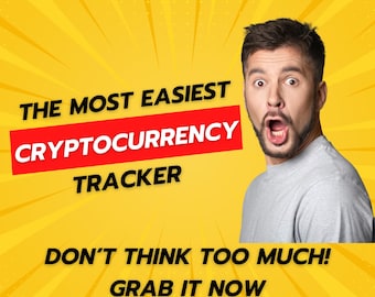 2026 Crypto Google sheet template investment tracking, Portfolio tracking, crypto tracking, Cryptocurrency template, crypto trading, Bitcoin