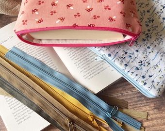 Add a Zipper to Your Book Sleeve