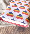 Handmade book sleeve, kindle sleeve, padded booksleeve product logo