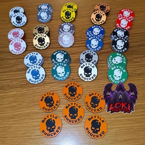 Battle Shock Tokens for WH40K