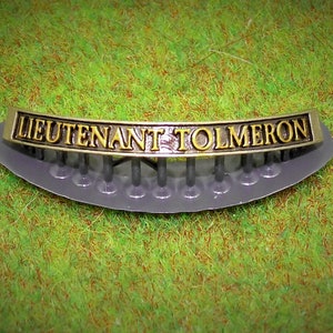 Custom Nameplates for Miniature Bases