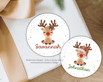 Kids Christmas Name Labels, Kids Gift Sticker Labels, Personalized Christmas Gift Stickers, Christmas Gift Tags, Santa Special Delivery