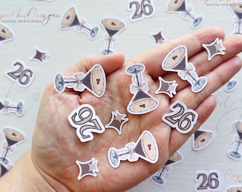 Espresso Martini Birthday Confetti, Dirty 30 Decor