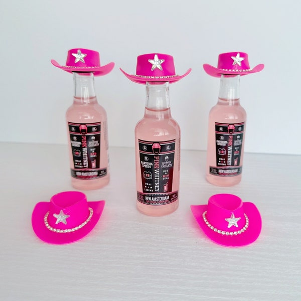 Mini Cowboy Hat Shooter Toppers | Disco Cowboy | Nash Bash | Bachelorette Party Favors | Bachelorette Cowboy Hat | Bachelorette Party