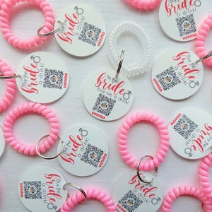 Buy The Bride a Drink, Venmo Bachelorette Bracelet, Customized QR Bracelet, Buy the Bride a Shot, Bachelorette Party Favors, Venmo the Bride