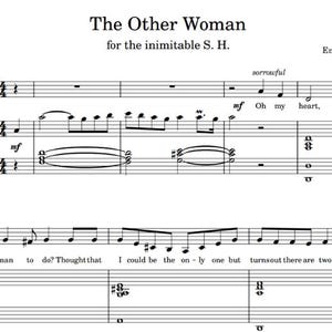 The Other Woman Sheet Music