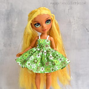 Puppenkleid für Rainbow High, handgefertigte Puppenkleidung