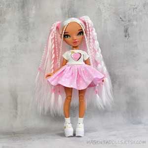 Kledingset voor Rainbow High, handgemaakte poppenkleding