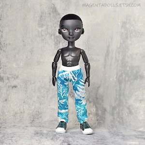 Pants for Rainbow High boy, joggers, handmade doll clothes