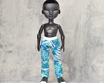 Pants for Rainbow High boy, joggers, handmade doll clothes