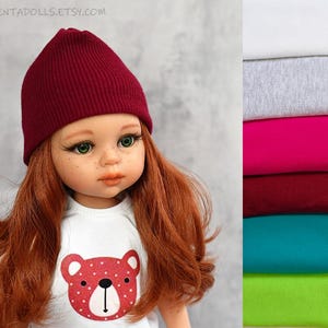Doll BEANIE HAT for Paola Reina, handmade doll clothes