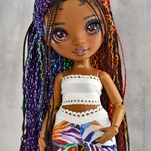 Poppentop voor Rainbow High, handgemaakte poppenkleding