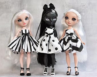 Puppenkleid für Rainbow High, handgefertigte Puppenkleidung