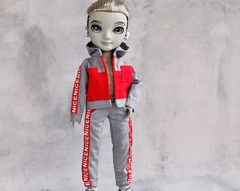 Clothing SET for Rainbow High boy, pants + jacket, handmade doll clothes