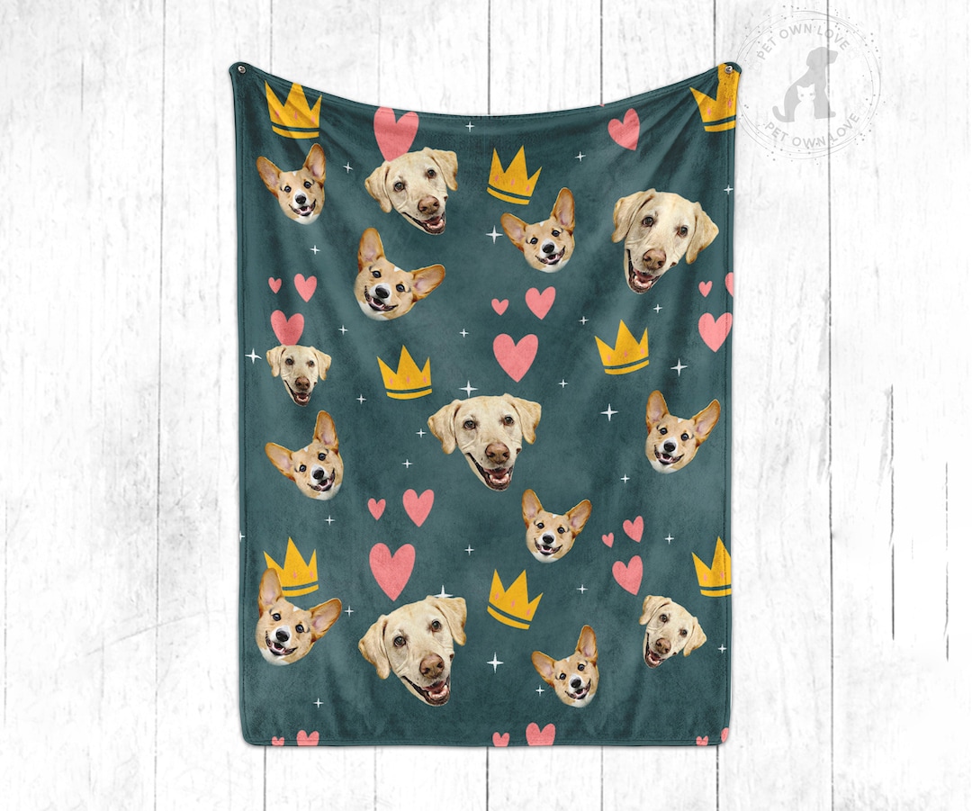 Custom Dog Blanket Personalized Dog Throw Blankets Custom Cat in Blanket Puppy Blankets Dog