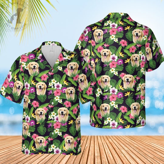 Dog Lover Beach Aloha Holiday Hawaiian Shirt