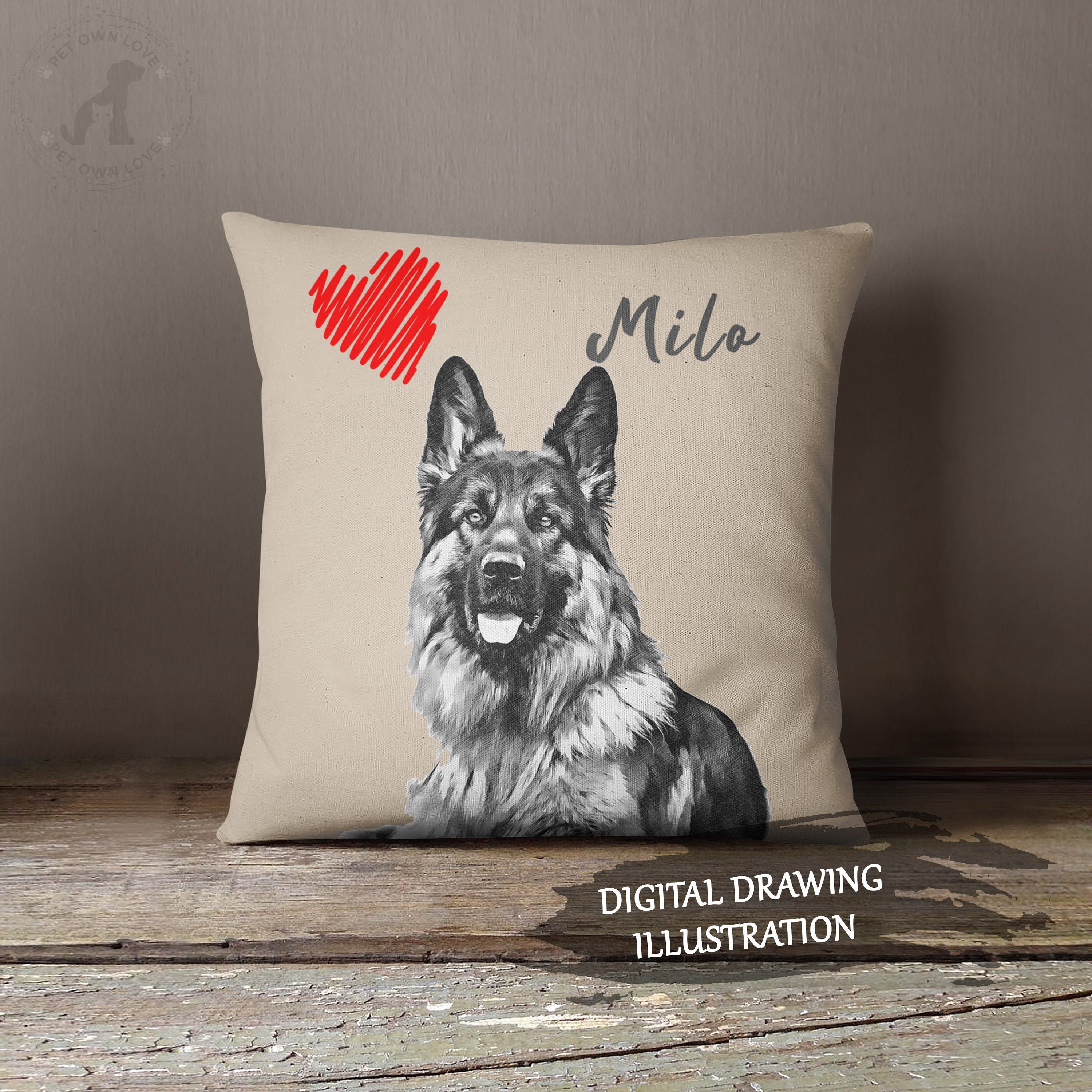 Custom Dog Pillow Personalized Dog Pillow Custom Pet Pillow Etsy
