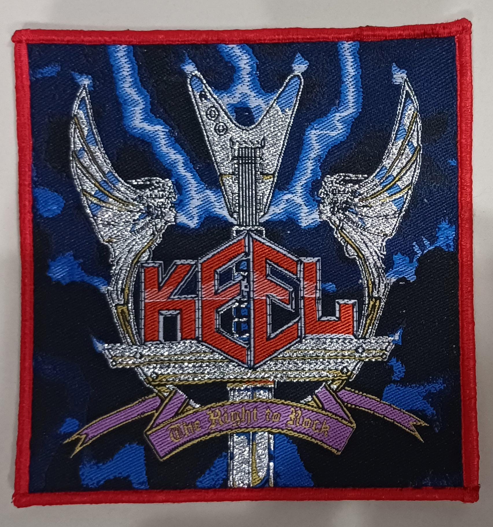 KEEL 'the Right to Rock' Woven Patch - Limited Edition - Etsy