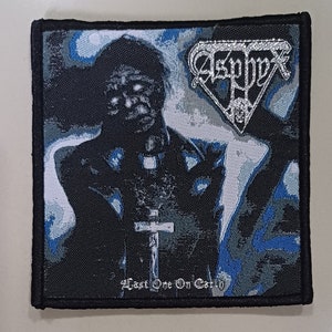 ASPHYX &quot;Last one on Earth&quot; woven patch dead stock, brutal doom death metal limited