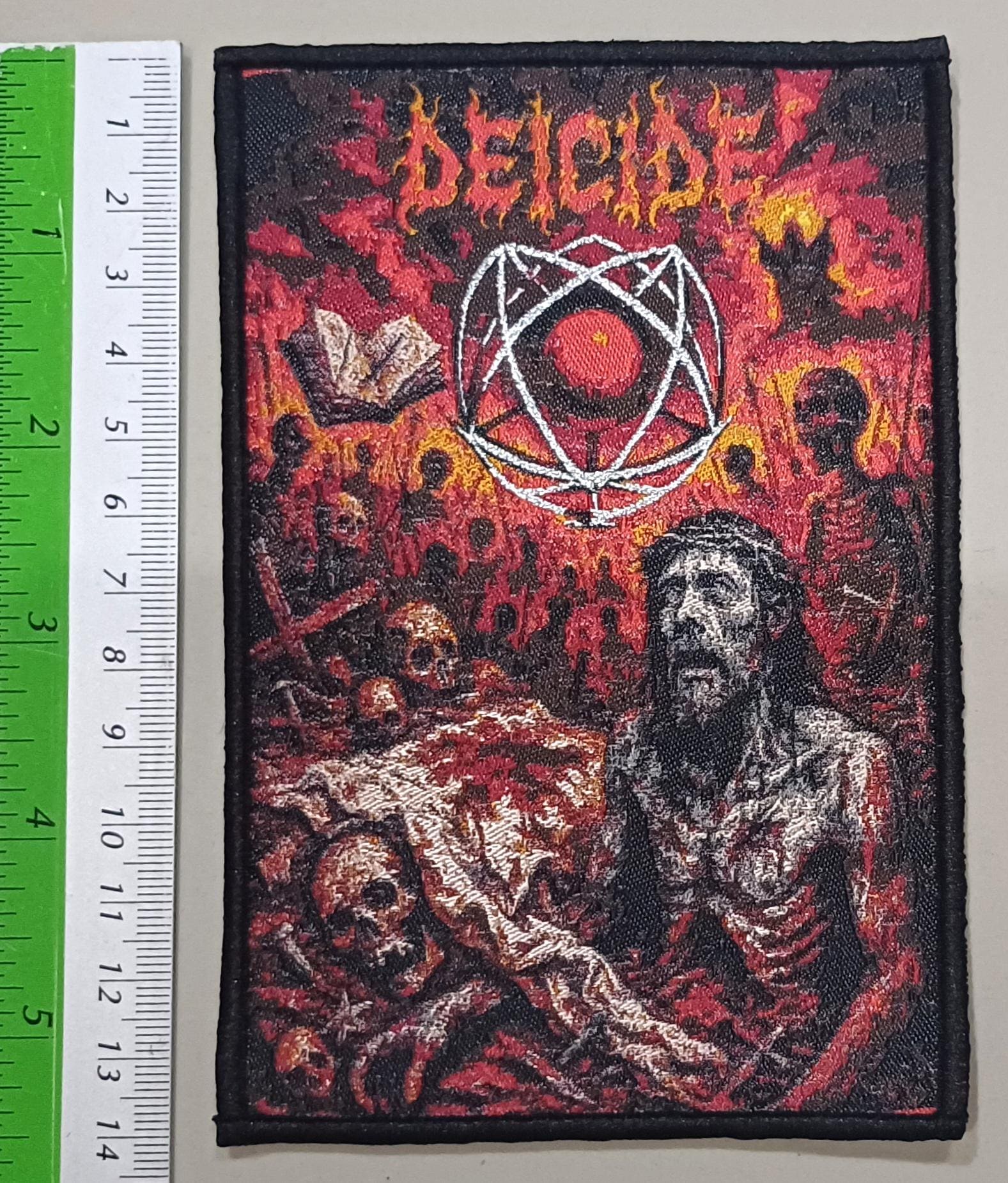 DEICIDE - Limited- Woven Patch - Black Border Death Metal - Etsy