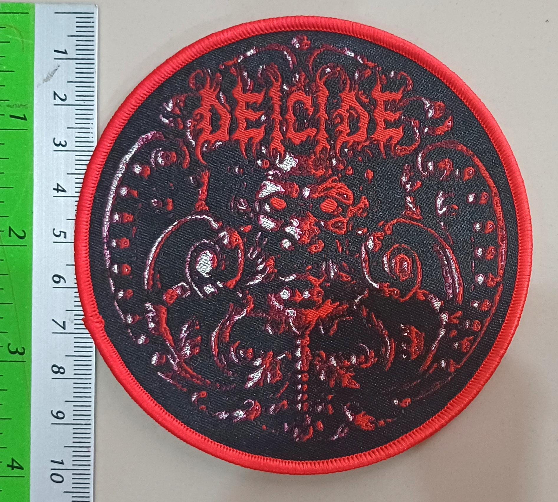 DEICIDE S/t Woven Patch Classic Death Metal Brutal Grind Horror - Etsy
