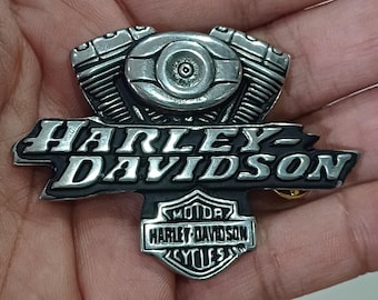 ヴィンテージ90年代ハーレーダビッドソンサイクルズメタルピンバッジ
