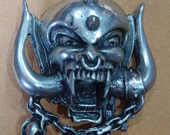 Raro MOTORHEAD original vintage metal Pin dead stock insignia copia oficial derecho 1990 punk hard rock