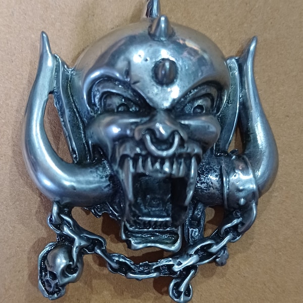 Rare MOTORHEAD original vintage metal Pin dead stock badge official copy right 1990 punk hard rock