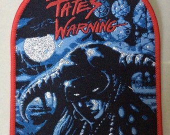 AVERTISSEMENT FATES « The Spectre Within » patch tissé Vitesse de bordure rouge heavy metal limité rare