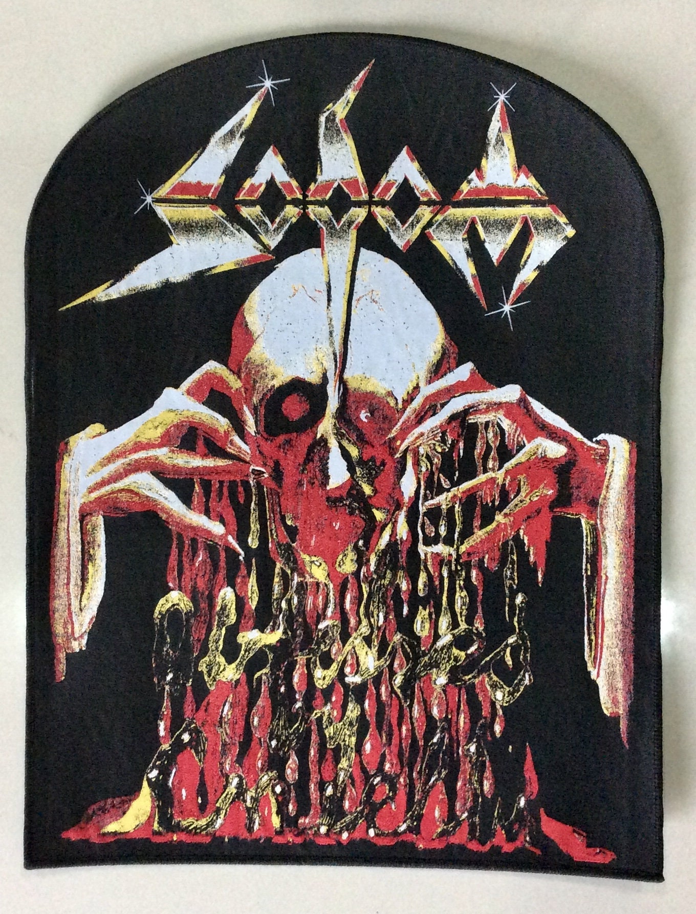 SODOM “obsessed by Cruelty” Woven Backpatch Speed Thrash Metal
