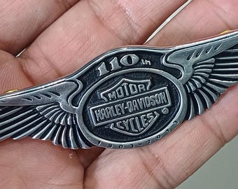 ヴィンテージ90年代ハーレーダビッドソンサイクルズメタルピンバッジ