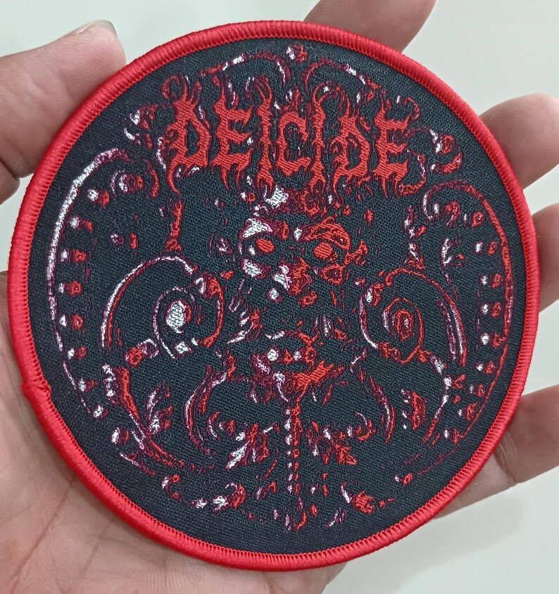DEICIDE S/t Woven Patch Classic Death Metal Brutal Grind Horror - Etsy